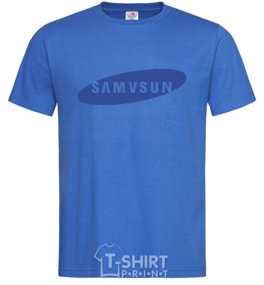 Men's T-Shirt SAMVSUN royal-blue фото