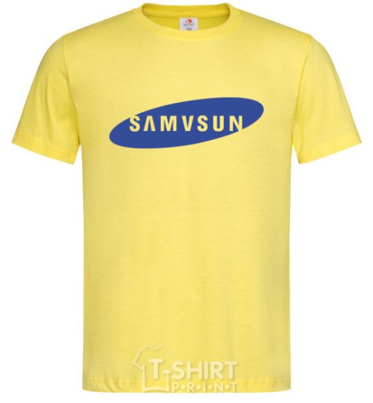 Мужская футболка SAMVSUN Лимонный фото