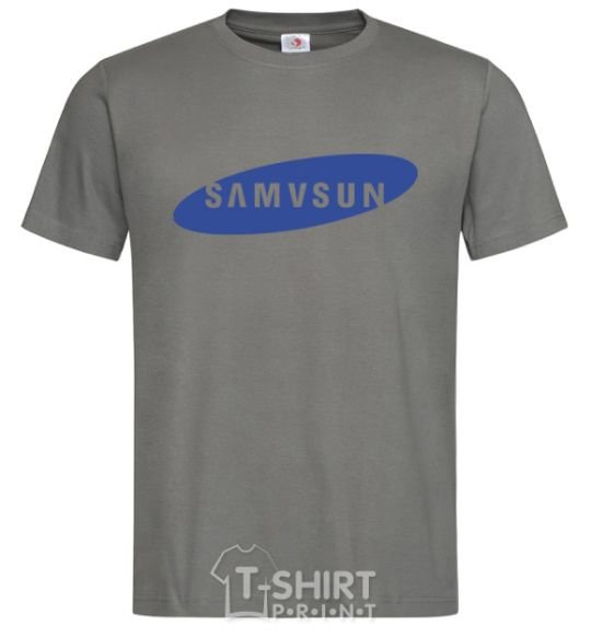 Men's T-Shirt SAMVSUN dark-grey фото