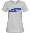 Women's T-shirt SAMVSUN grey фото
