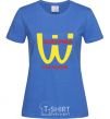 Women's T-shirt Shawarma royal-blue фото