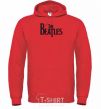 Men`s hoodie THE BEATLES original bright-red фото