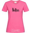 Женская футболка THE BEATLES original Ярко-розовый фото