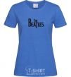 Женская футболка THE BEATLES original Ярко-синий фото
