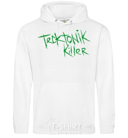 Men`s hoodie TECKTONIK KILLER White фото