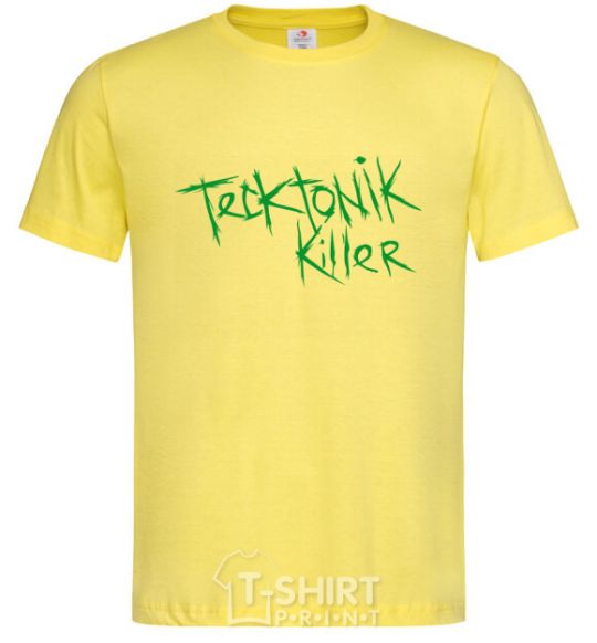 Men's T-Shirt TECKTONIK KILLER cornsilk фото