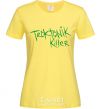 Женская футболка TECKTONIK KILLER Лимонный фото