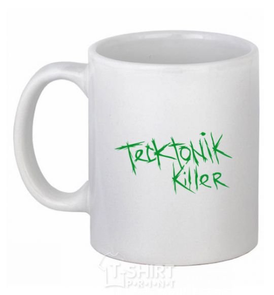 Ceramic mug TECKTONIK KILLER White фото
