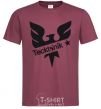 Men's T-Shirt TECKTONIK burgundy фото