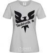 Women's T-shirt TECKTONIK grey фото