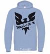 Men`s hoodie TECKTONIK sky-blue фото