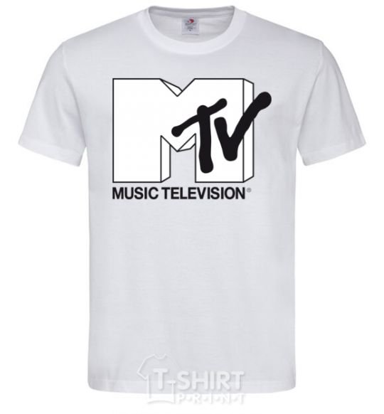 Men's T-Shirt MTV White фото