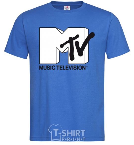 Мужская футболка MTV Ярко-синий фото