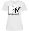 Women's T-shirt MTV White фото