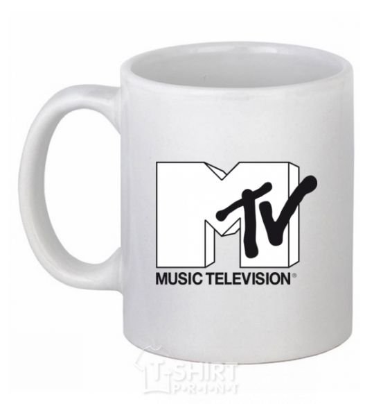 Чашка керамическая MTV Белый фото