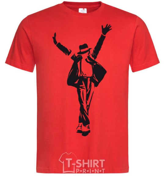 Men's T-Shirt MICHAEL JACKSON SHOW red фото