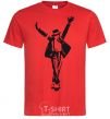 Men's T-Shirt MICHAEL JACKSON SHOW red фото