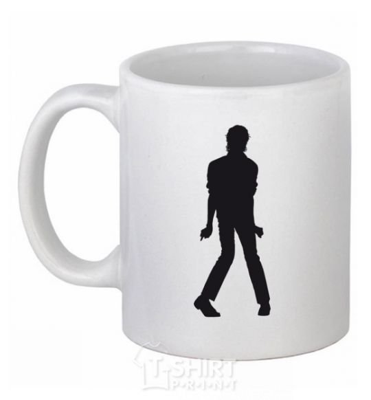 Ceramic mug MICHAEL JACKSON DANCING White фото