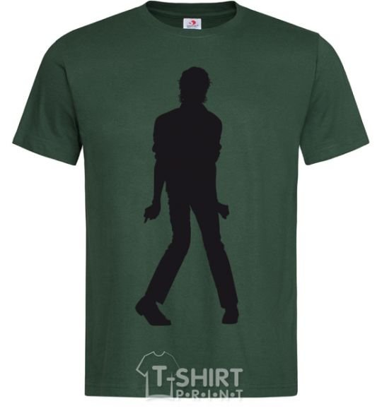 Мужская футболка MICHAEL JACKSON DANCING Темно-зеленый фото