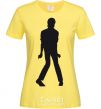 Women's T-shirt MICHAEL JACKSON DANCING cornsilk фото