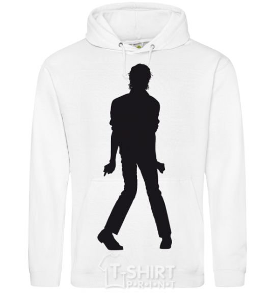 Men`s hoodie MICHAEL JACKSON DANCING White фото