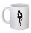 Ceramic mug MICHAEL JACKSON HAT White фото