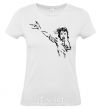 Women's T-shirt MICHAEL JACKSON SCREAM White фото