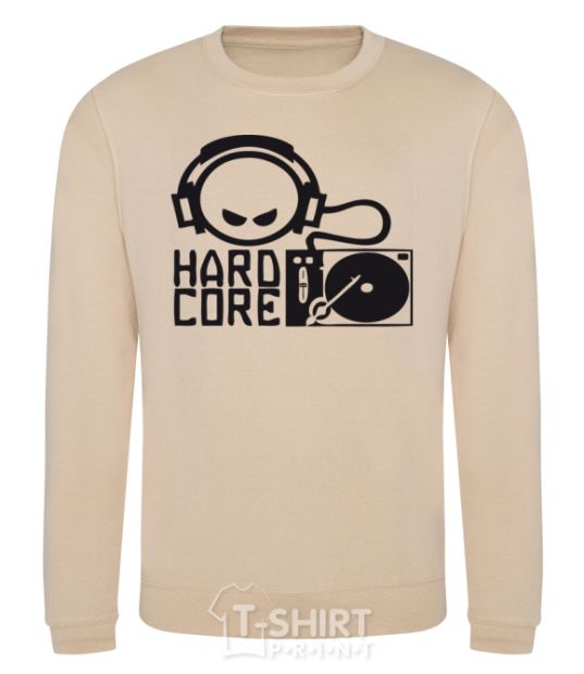 Sweatshirt HARD CORE sand фото