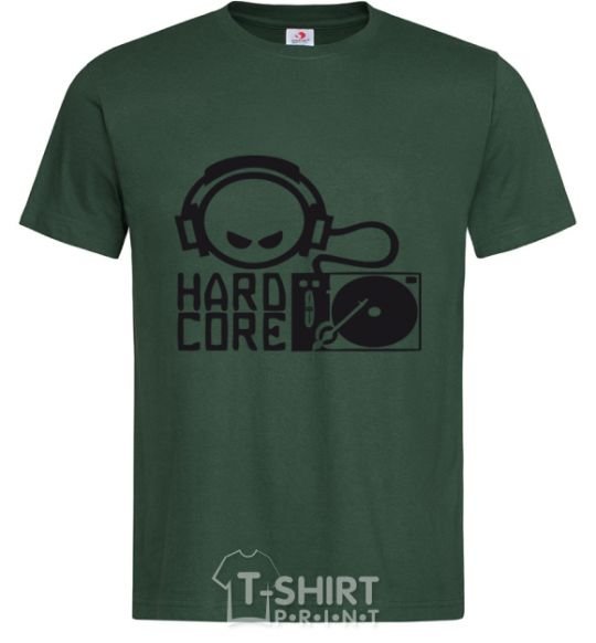 Men's T-Shirt HARD CORE bottle-green фото