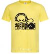 Men's T-Shirt HARD CORE cornsilk фото