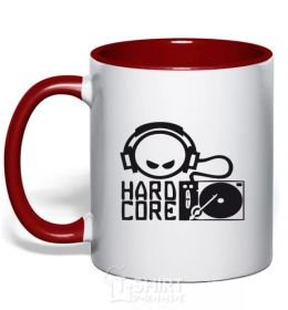 Mug with a colored handle ALEX MASI light-pink фото