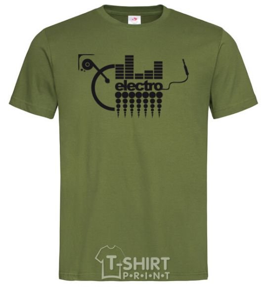 Men's T-Shirt ELECTRO millennial-khaki фото