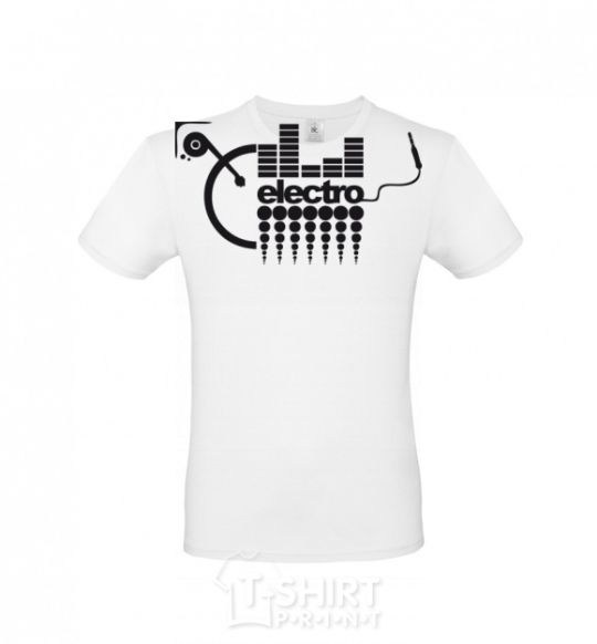 Men's T-Shirt ELECTRO White фото