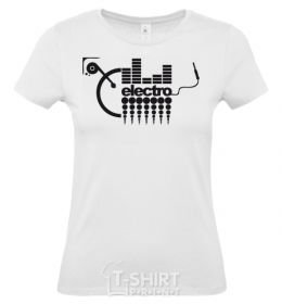 Women's T-shirt ELECTRO White фото