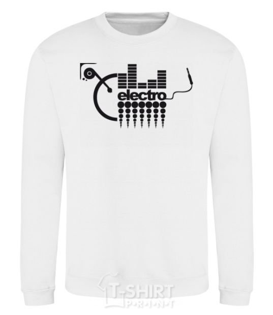 Sweatshirt ELECTRO White фото