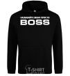 Men`s hoodie Just call me boss black фото