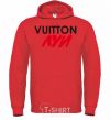 Men`s hoodie LOUIE VUITTON bright-red фото