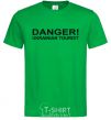 Men's T-Shirt DANGER! UKRAINIAN TOURIST kelly-green фото