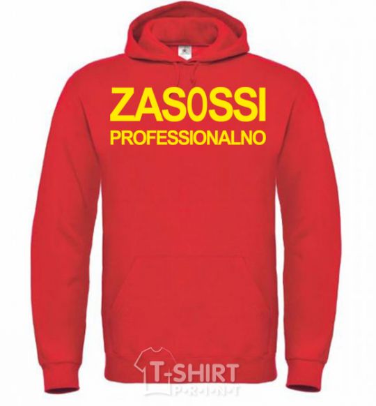 Men`s hoodie ZASOSSI bright-red фото