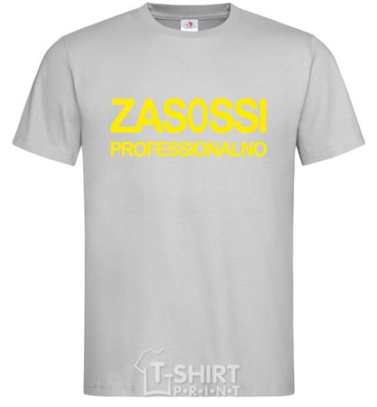 Men's T-Shirt ZASOSSI grey фото
