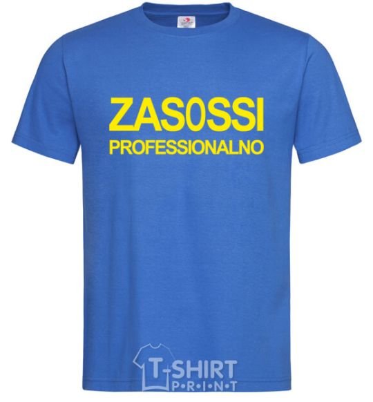 Men's T-Shirt ZASOSSI royal-blue фото
