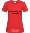 Women's T-shirt TWO BEERS red фото
