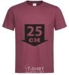 Men's T-Shirt 25 СМ burgundy фото