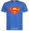 Men's T-Shirt SUPERMAN Original royal-blue фото