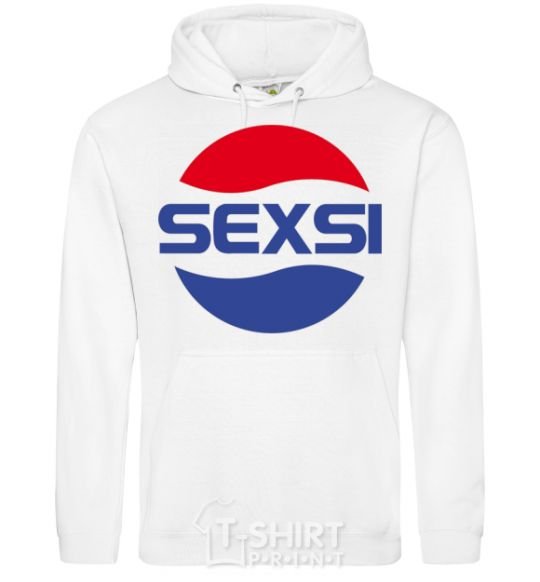 Men`s hoodie SEXSI White фото