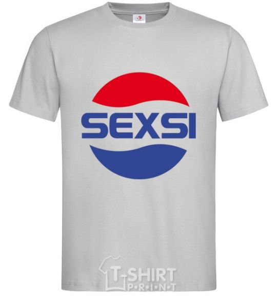 Men's T-Shirt SEXSI grey фото