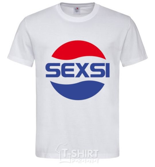 Men's T-Shirt SEXSI White фото