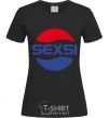 Women's T-shirt SEXSI black фото