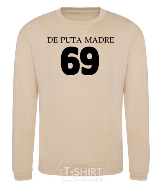 Sweatshirt DE PUTA MADRE sand фото