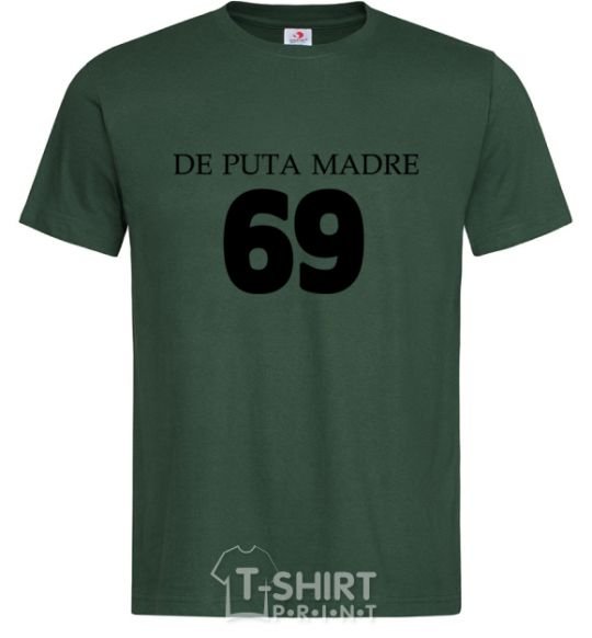 Men's T-Shirt DE PUTA MADRE bottle-green фото
